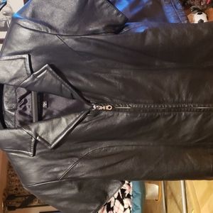 Real Leather Jacket and Skirt